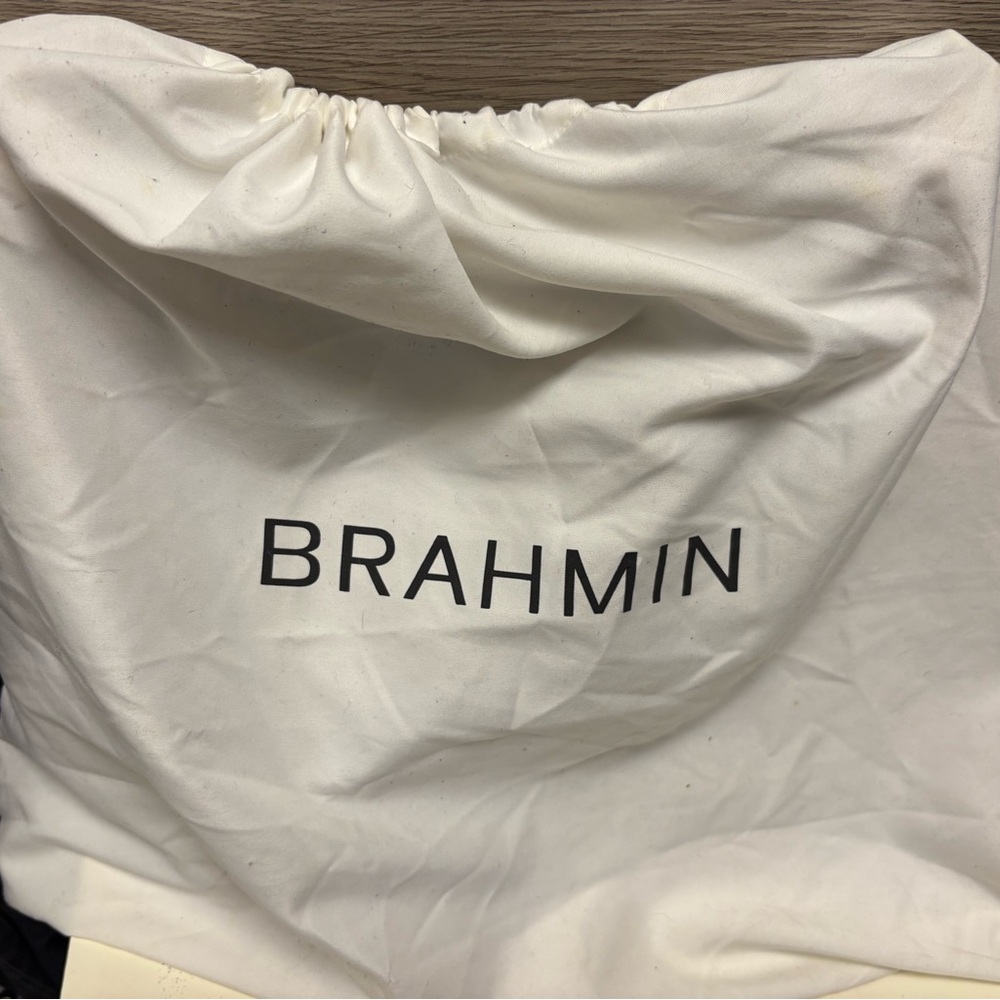 Brahmin Croc Print Ivory Ombré Bag w/ original dust bag